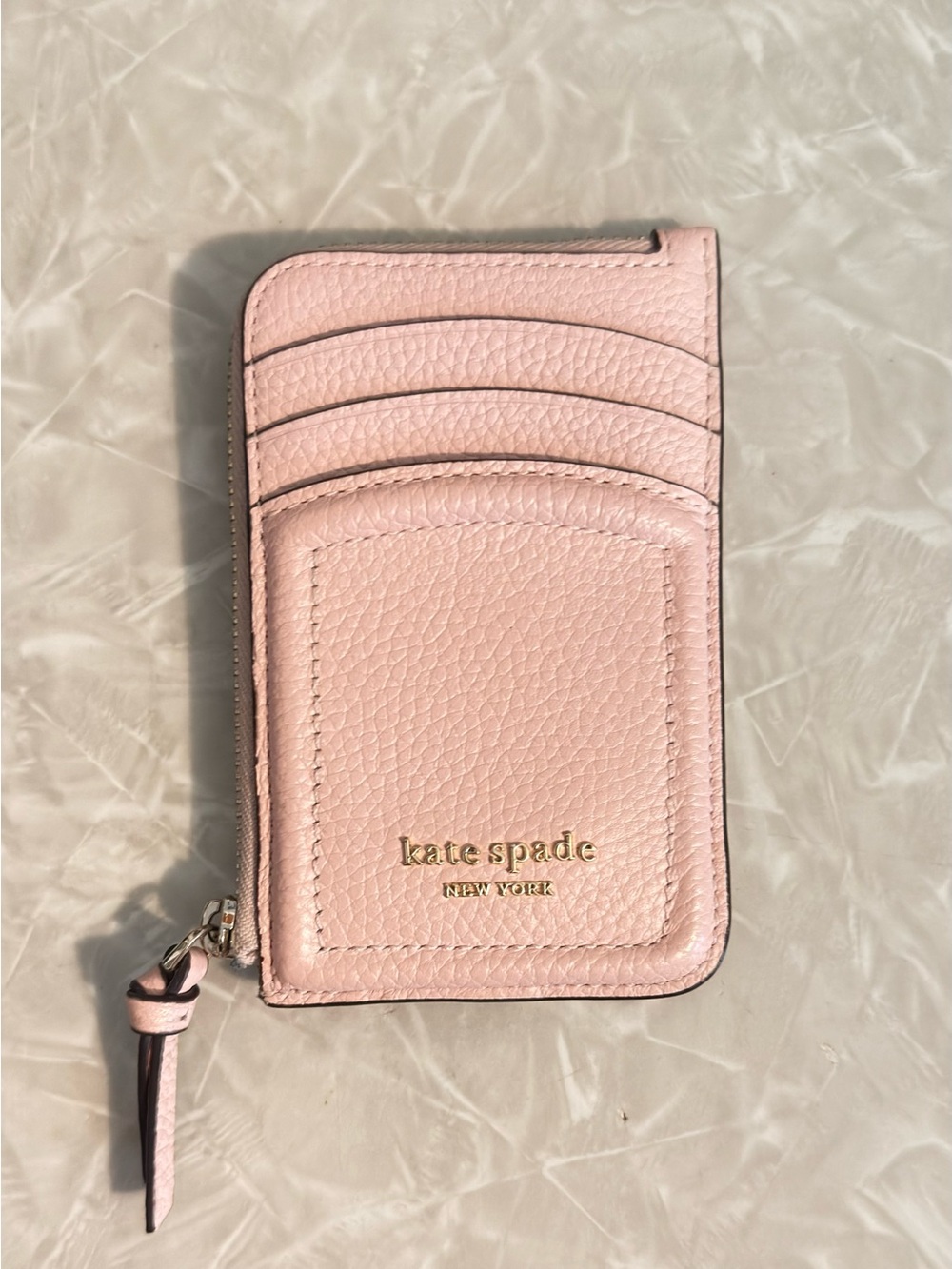 kate spade Knott Zip Cardholder Wallet